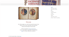 Desktop Screenshot of manuscriptleaves.com
